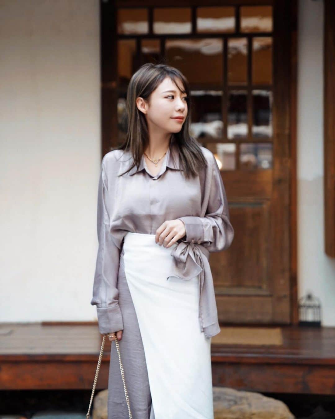 紀卜心さんのインスタグラム写真 - (紀卜心Instagram)「近期最熟女的穿搭就是這套了💁🏻‍♀️  @fanhua.official」2月2日 15時57分 - eatzzz7