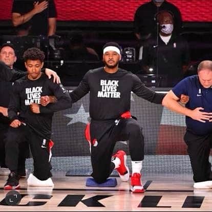 カーメロ・アンソニーのインスタグラム：「Black History is being created every day and my goal this month is to educate and bring awareness to moments, stories and people in Black History that never get talked about nor the credit they deserve 🙌🏾  #28STORIESIN28DAYS #STAYME7O」