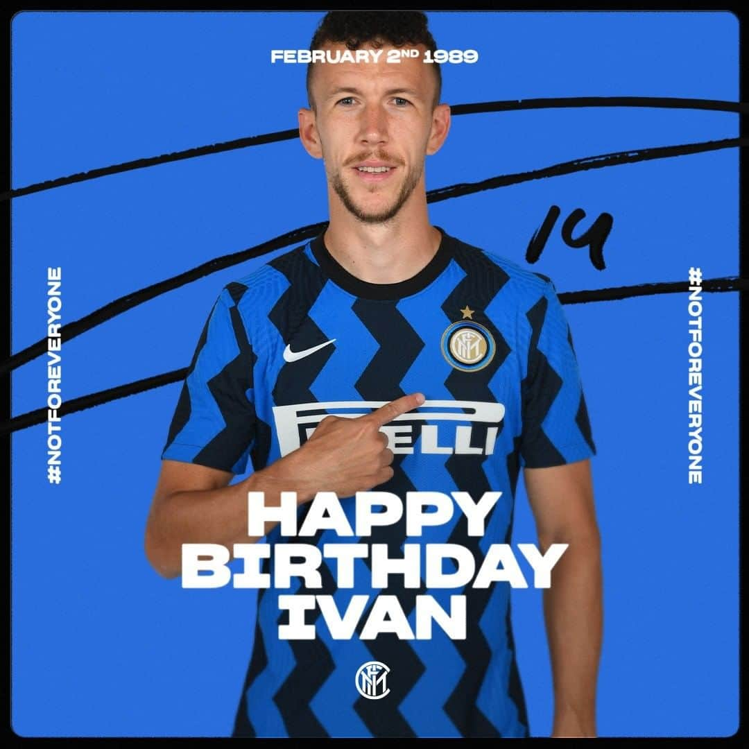 インテルナツィオナーレ・ミラノさんのインスタグラム写真 - (インテルナツィオナーレ・ミラノInstagram)「HAPPY BIRTHDAY @ivanperisic444! 🎂🥳 #Inter #ForzaInter #Perisic #OnThisDay #HB #Bday #Football」2月2日 8時00分 - inter