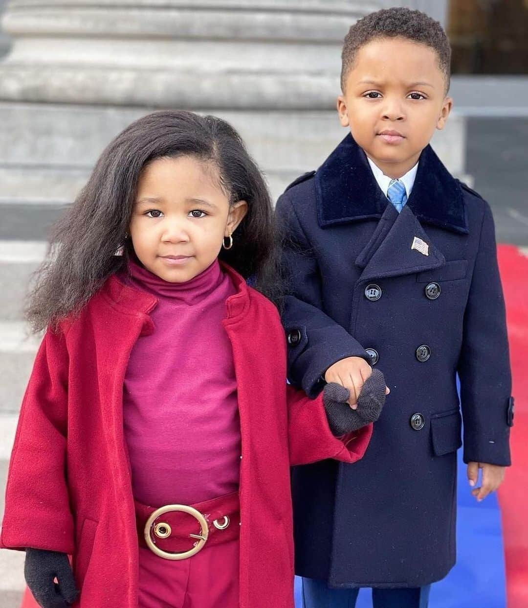 ヴィオラ・デイヴィスさんのインスタグラム写真 - (ヴィオラ・デイヴィスInstagram)「Cuteness overload! 😍😍😍 ・・・ Ryleigh & Zayden, you nailed it! 😍💕  🔁@michelleobama/@its_allry」2月2日 8時01分 - violadavis