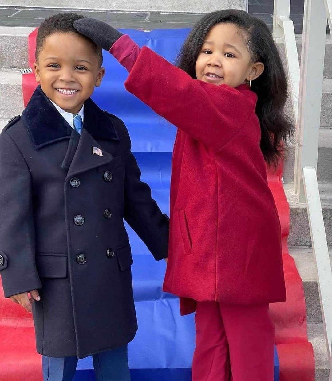 ヴィオラ・デイヴィスさんのインスタグラム写真 - (ヴィオラ・デイヴィスInstagram)「Cuteness overload! 😍😍😍 ・・・ Ryleigh & Zayden, you nailed it! 😍💕  🔁@michelleobama/@its_allry」2月2日 8時01分 - violadavis