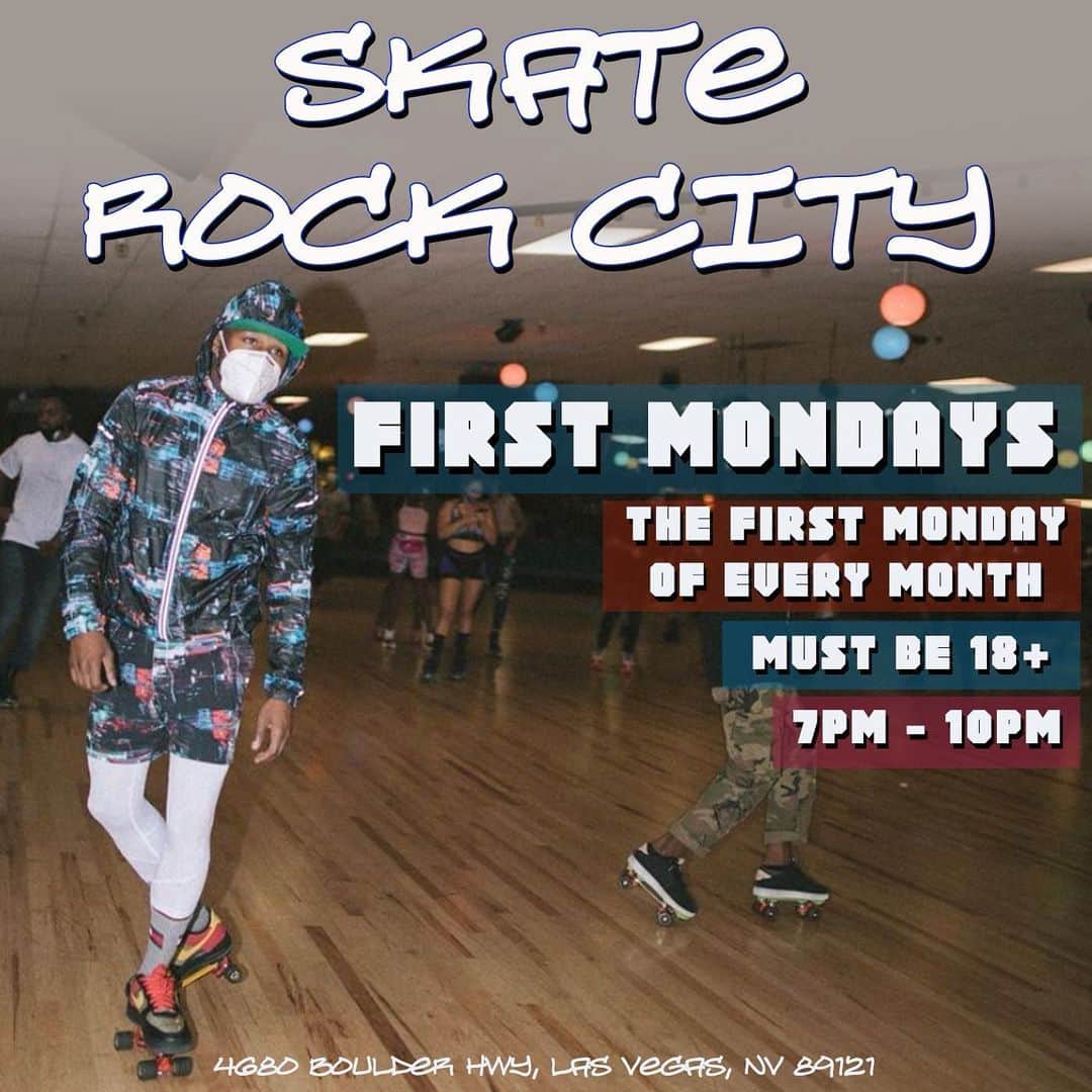 フロイド・メイウェザー・ジュニアさんのインスタグラム写真 - (フロイド・メイウェザー・ジュニアInstagram)「Come skate with me tonight for the first Monday of every month at my skating rink @skaterockcity from 7:00pm -10:00pm.  18 yrs old & up welcome.   4680 Boulder Hwy Las Vegas, NV  89121 (702)-458-7107  #skatelyfetv  #rollncleanvegas  #rollerskating  #itsmyskatenight  #rollerskates  #iwouldbutitsmyskatenight  #skatefam  #skating  #skatelyfe  #imsn  #vegas #2getherweroll  #skatenight」2月2日 8時33分 - floydmayweather