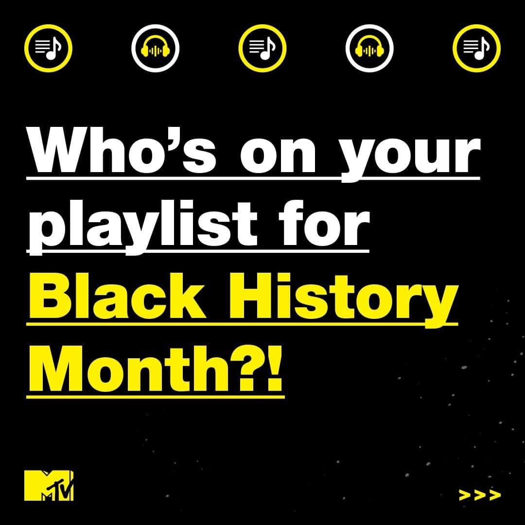 MTVさんのインスタグラム写真 - (MTVInstagram)「Where do I even START? Let's make some #BlackHistoryNow and support some incredible artists 💛 Catch the #FridayLivestream this Friday at 5pm ET on youtube.com/MTV.」2月2日 9時45分 - mtv