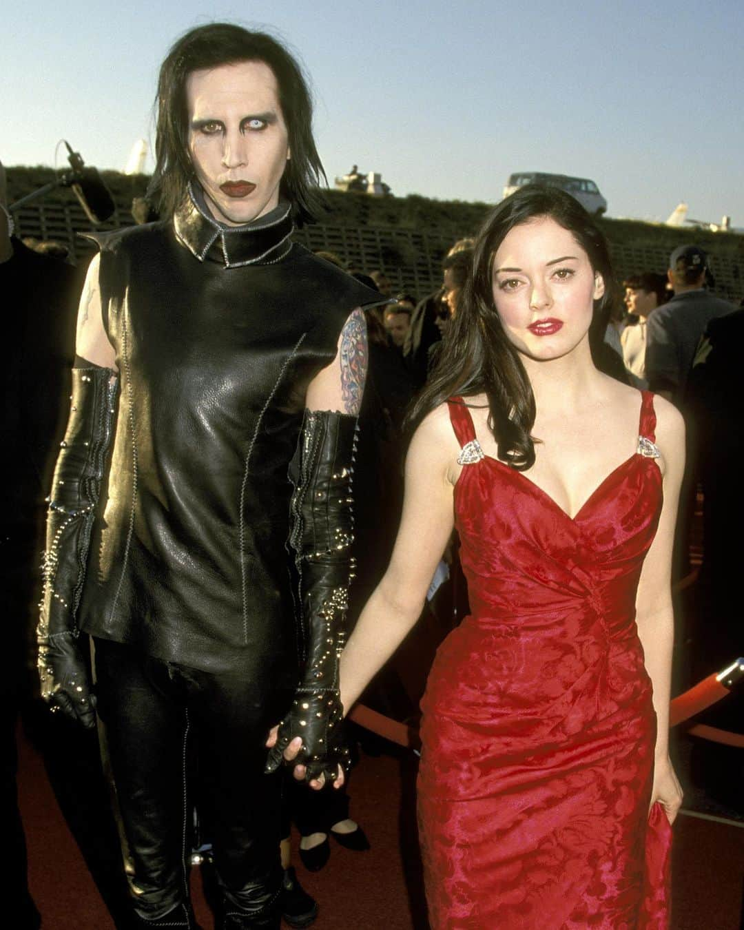 Just Jaredさんのインスタグラム写真 - (Just JaredInstagram)「Rose McGowan is speaking out after her ex-fiancé Marilyn Manson was accused of abuse by Evan Rachel Wood and several other women. Tap this photo at the LINK IN BIO for her full statement. #MarilynManson #RoseMcGowan Photo: Getty」2月2日 9時49分 - justjared