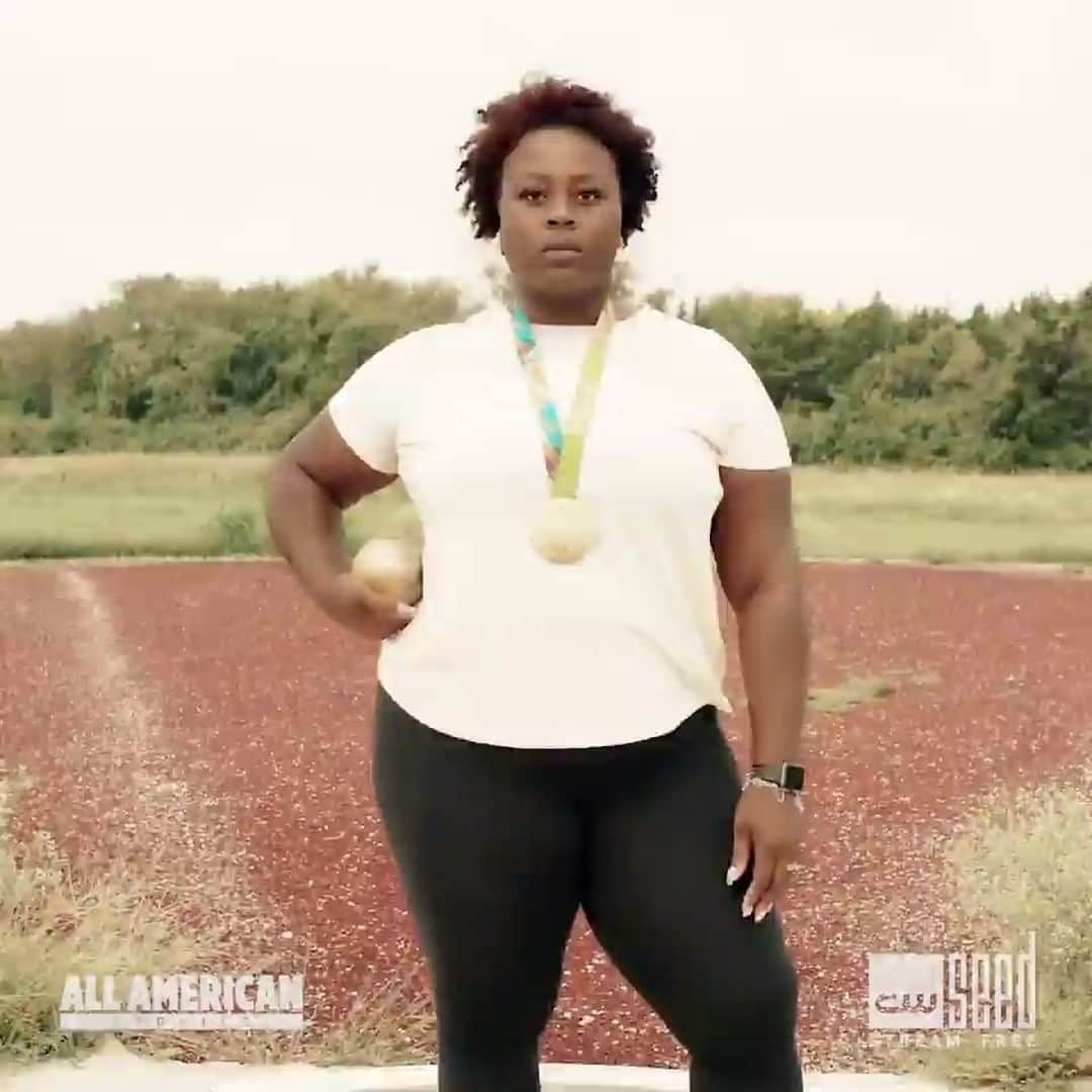 The CWのインスタグラム：「How do you keep your drive after you win gold? Learn from @shotdiva on #AllAmericanStories, free on @cwseed!」