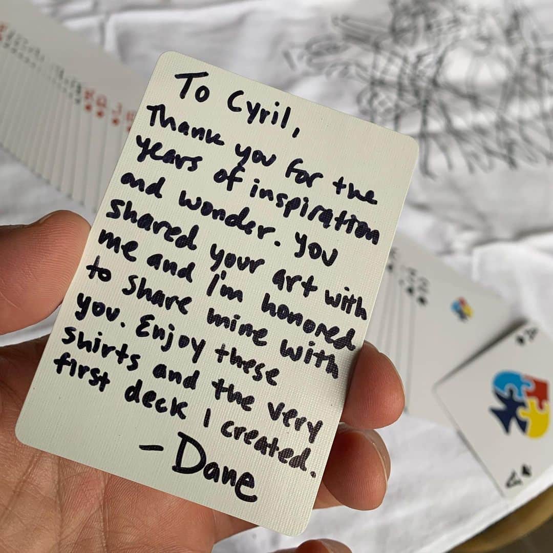 セロさんのインスタグラム写真 - (セロInstagram)「I love surprises and this one was very touching! Special thanks to @gr8dane13 for my gifts. Designs are bad-ass on the “Speaks” deck and love the artwork on the shirts. Your message uplifted my heart... let’s keep the magic going and real!!! Thanks again!!!! #speakcards」2月2日 11時01分 - cyrilmagic