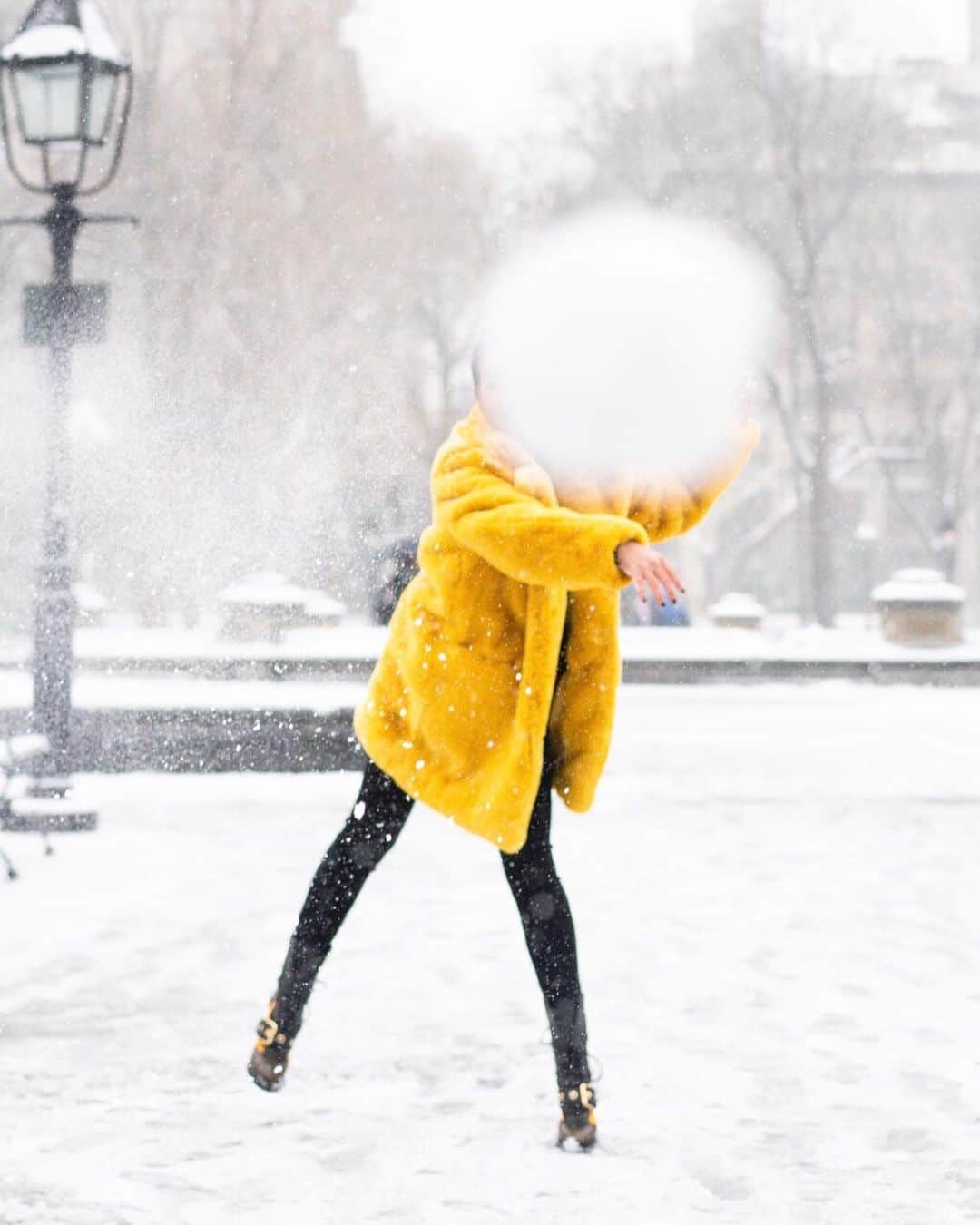 ウェンディー・グエンさんのインスタグラム写真 - (ウェンディー・グエンInstagram)「Snow day ❄️❄️❄️ #nyc #snowday」2月2日 11時09分 - wendyslookbook