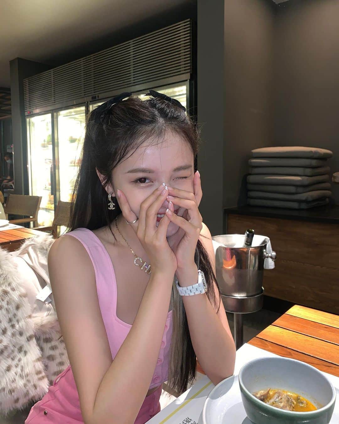 リン・シャオザイのインスタグラム：「🍧」