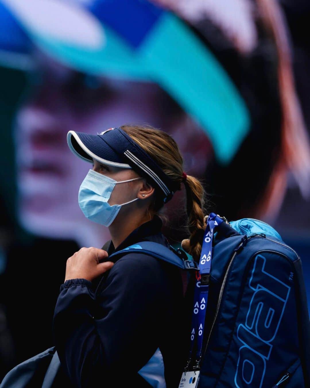 ソフィア・ケニンのインスタグラム：「It’s nice to be finally back in Melbourne and playing in front of the fans 🇦🇺😁」