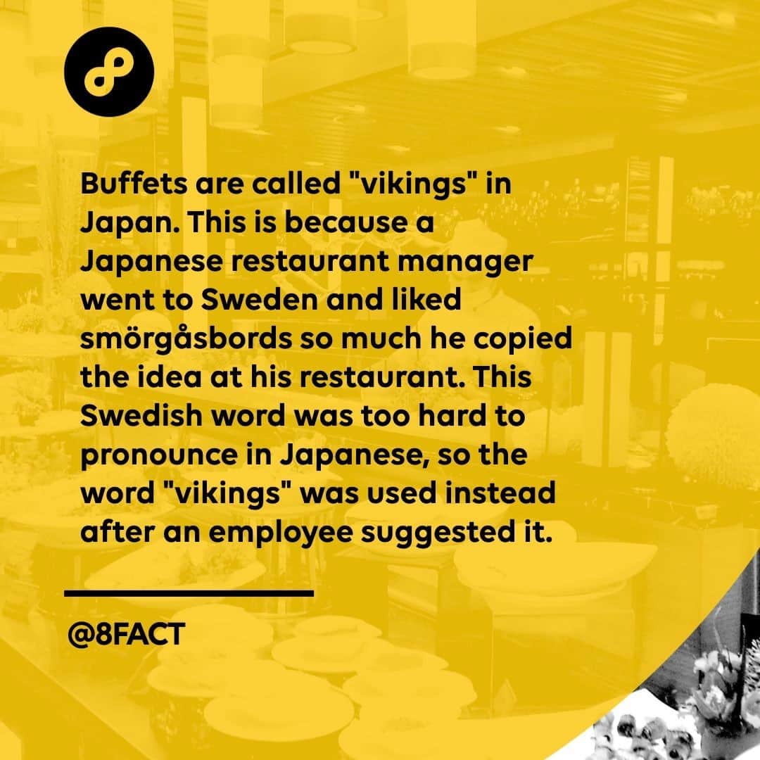 のインスタグラム：「In Japanese, it reads: バイキング (Baikingu)」