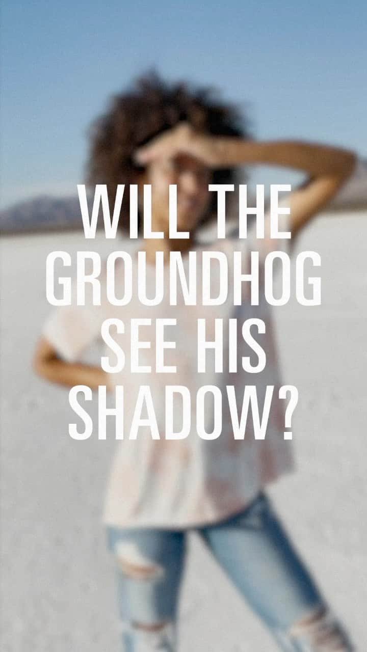 American Eagleのインスタグラム：「We don’t really know how #GroundhogDay works either ¯\_(ツ)_/¯」