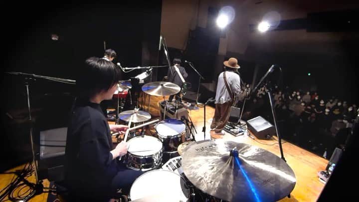 吉澤響のインスタグラム：「20201220 梅田TRAD 『HARD-CORE-GEEK』/ セカイイチ  #セカイイチ #live #drums #drummer #gretsch #gretschdrums #istanbulagop」