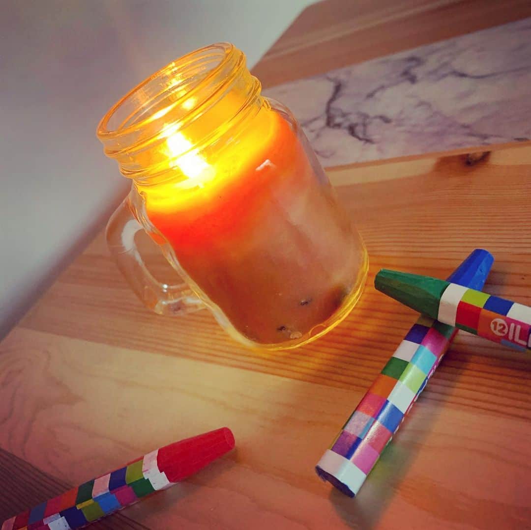 関根慶祐（K-SUKE）のインスタグラム：「タピオカミルクティー風キャンドル！ 凄くない！？自分で作りました🔥  I made a candle it looks like bublle tea isn’t it🥺？  #キャンドル #candle #キャンドルのある暮らし  #キャンドルナイト #キャンドル教室  #양초 #촛불 #ろうそく #癒し」