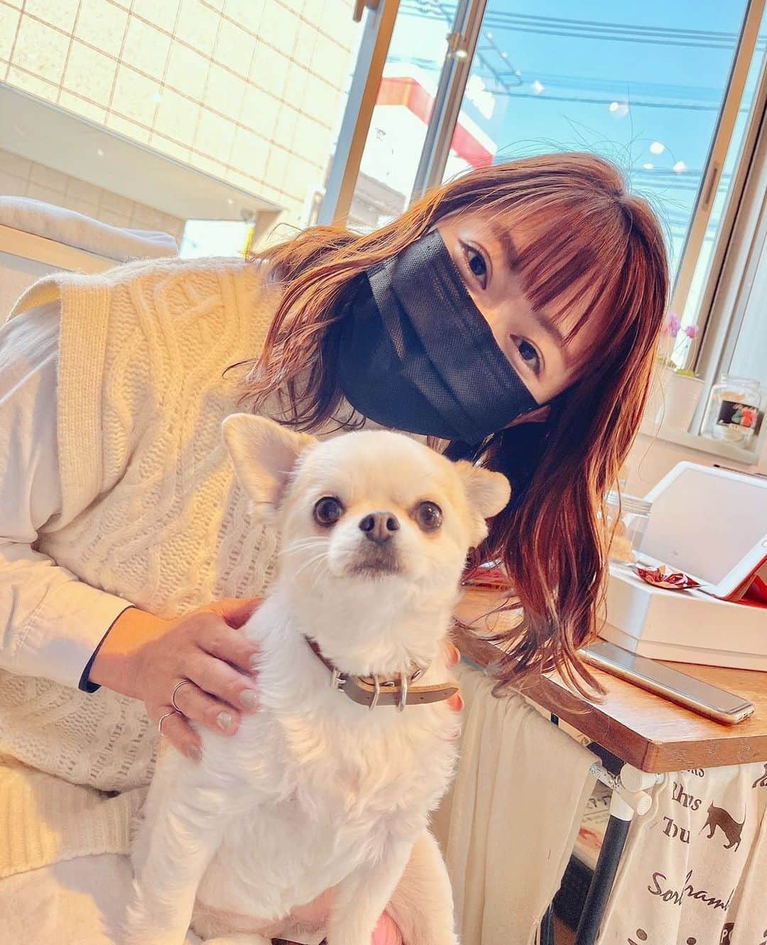 常盤よしこのインスタグラム：「. ビビちゃん♫ かわい❤️ 癒しや❤️」