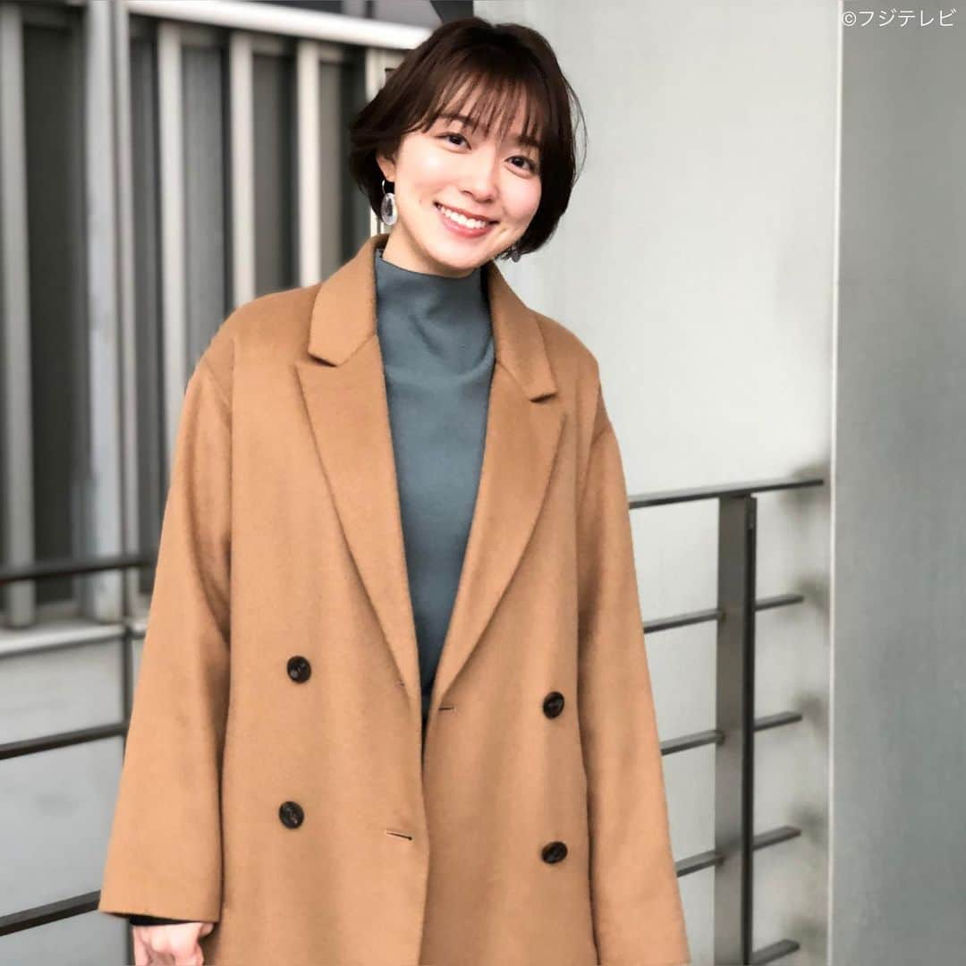 フジテレビ「めざましテレビ」さんのインスタグラム写真 - (フジテレビ「めざましテレビ」Instagram)「2月1日（月） ・ ファッション雑誌CanCamとコラボした お天気コーナー「きょう何着て行く？」 阿部華也子の毎日のコーデを紹介♪ ・ 【きょうのコーデ】 コート→#LAGUNAMOON 3万2000円 ニット→#LAGUNAMOON 1万1000円 スカート→#LAGUNAMOON 1万2000円 靴→#ダイアナ 2万4000円 ピアス→#CRAFTSTANDARDBOUTIQUE 1364円 ・ 【コーデのポイント】 ニットセットアップのコーデは着心地の良さと おしゃれ感を両立したアイテムなので 気分を上げたいおうち時間にマッチ🧶 ダークグリーンで大人っぽい雰囲気でいきましょう🌲 ・ #めざましテレビ #きょう何着て行く？ #阿部華也子 #今日のコーデ#コーデ #CanCam #今日のファッション#ootd #きょう何着て行く？は月〜金朝6時22分ごろ放送！」2月2日 17時45分 - mezamashi.tv