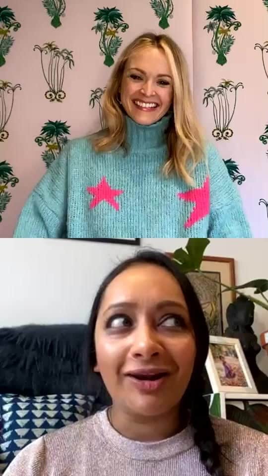 ファーン・コットンのインスタグラム：「Thank you P (our very own Victor Meldrew!) Today we discussed finding peace in the noise, judgmental thinking and lowering our expectations. Thanks if you watched live. So share with a friend if you think they’d get something from this!❤️ #boxoffrogs」