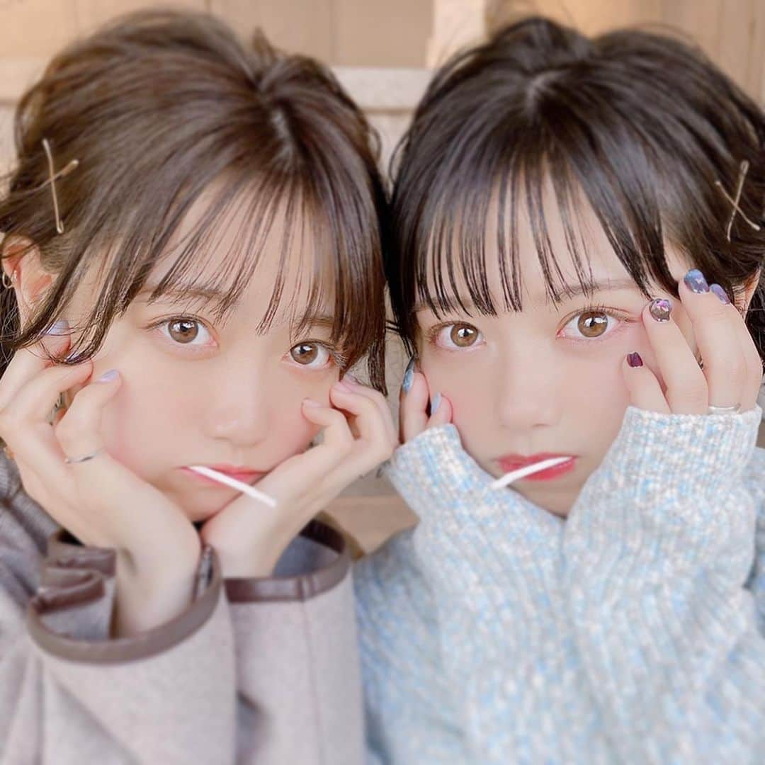 前田渉さんのインスタグラム写真 - (前田渉Instagram)「🐰       本日撮りたての写真✨ ツイン撮影終了後にツインテールの日だから！ということで急遽撮ったツインのツインテールによるオフショット🐰🐰     くるりん×こまちゃん で “くるま”と呼びます👭🏼 覚えてね❤️       本日もたーくさん撮ったのでお楽しみに😁👍🏻💓       2人のBefore→After→Arrangeはおってこちらに載せますね💁🏼‍♂️ @wataru_magic        🐰 model:くるま #わたるマジック #わたるフィルター #cachecache #cachecacheomotesando #idol #美容師 #前髪カット #アレンジ #ツインテールの日 #可愛い #おくれ毛 #峰島こまき #ナナランド #ヘアアレンジ #ミルクティーカラー #シースルーパッツン #シースルーぱっつん #アイドル #ミルクティーベージュ #カシュカシュバター #シースルーバング #26時のマスカレイド #来栖りん #ボブアレンジ #ディズニーコーデ #双子コーデ #ボブ #ニジマス #ツインテールアレンジ #ツインテール」2月2日 19時50分 - cachetaro