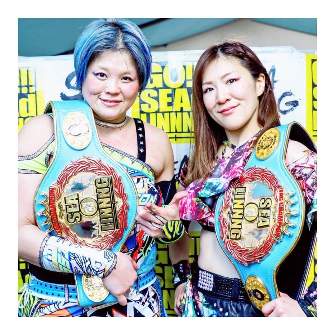 のインスタグラム：「我々が女子プロレスの本道。 #seadlinnng #シードリング #女子プロレス #プロレス #prowrestling #prowrestler #中島安里紗 #高橋奈七永 #強くなりたい #もっと強くなりたい」
