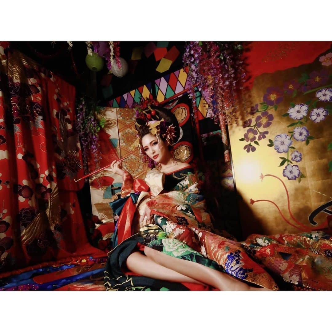 のインスタグラム：「節分お化け👘 . . . 鬼は外〜福は内✨ . . . #初体験 #花魁体験」