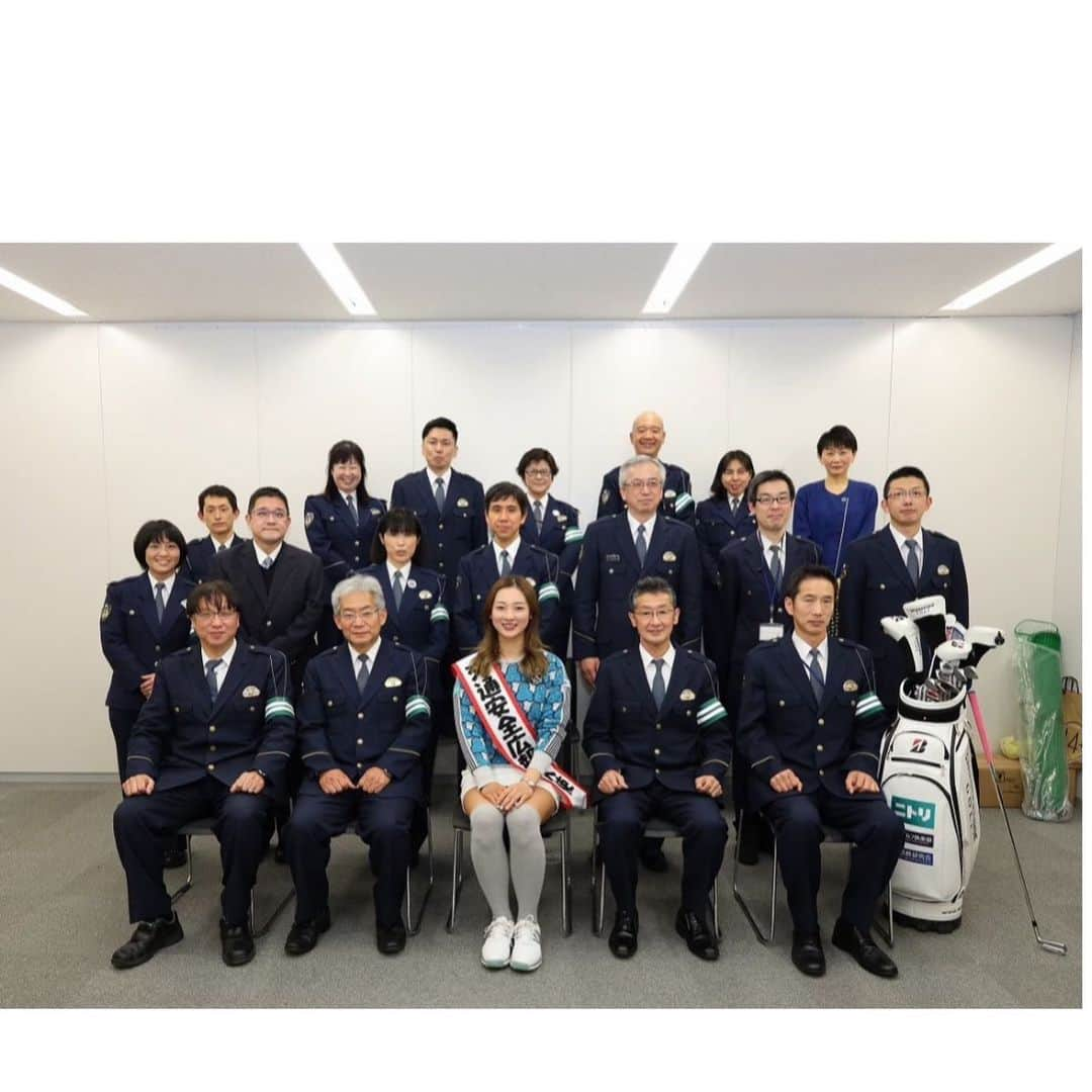 松田鈴英さんのインスタグラム写真 - (松田鈴英Instagram)「今日は滋賀県警察交通安全広報大使の任命を受けました。 これからは、私も一人のドライバーとして、一層交通ルールとマナーを守り、フェアウェイキープに努めます。 そして、「交通事故のない滋賀」を目指して交通安全の輪を広げてまいります。」2月2日 20時23分 - reimatsuda01