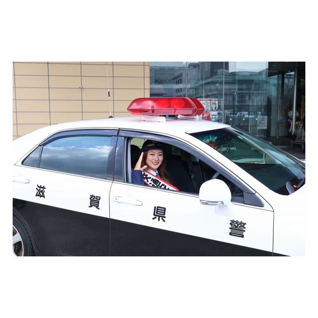 松田鈴英のインスタグラム：「今日は滋賀県警察交通安全広報大使の任命を受けました。 これからは、私も一人のドライバーとして、一層交通ルールとマナーを守り、フェアウェイキープに努めます。 そして、「交通事故のない滋賀」を目指して交通安全の輪を広げてまいります。」