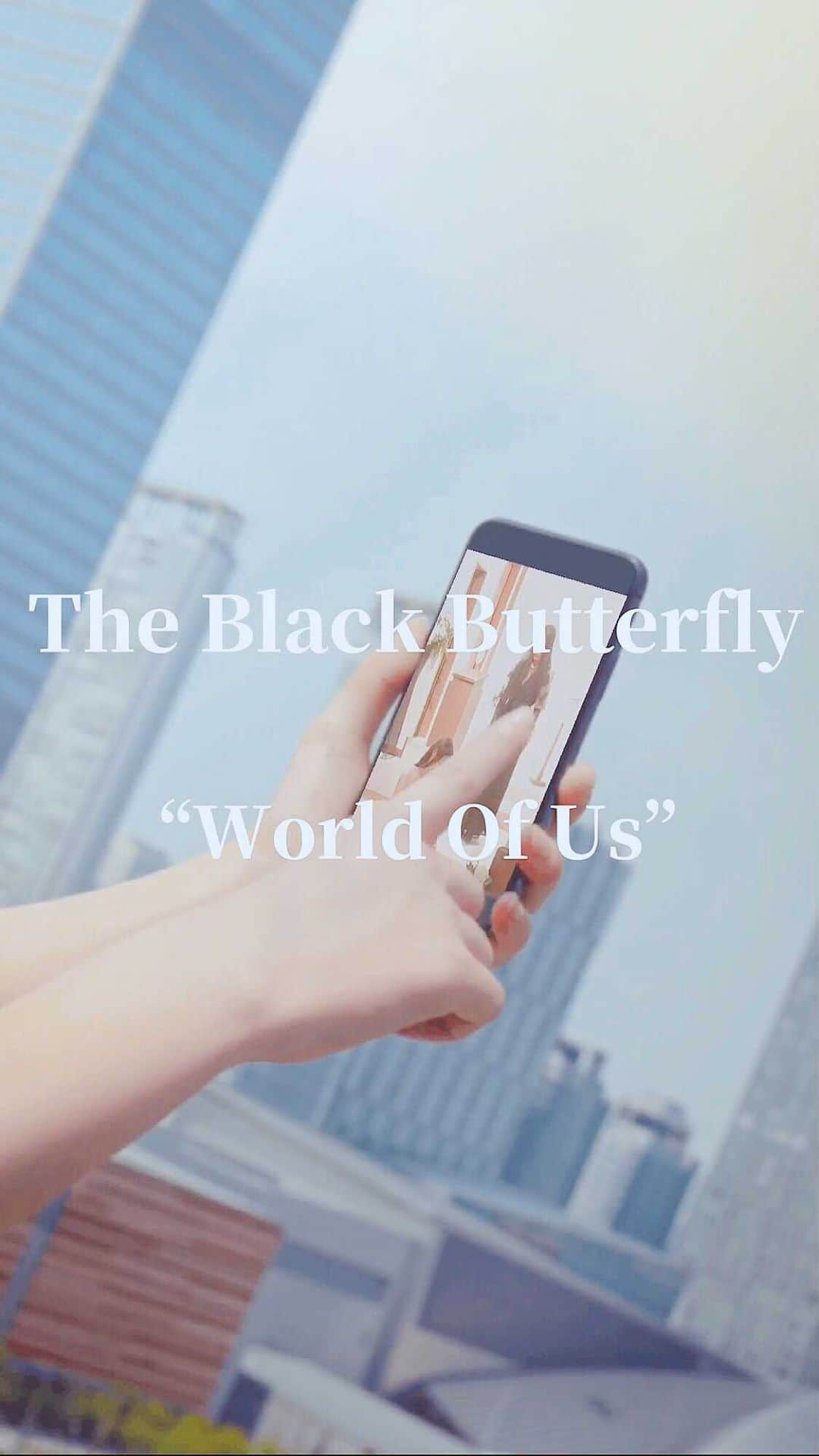 今吉めぐみのインスタグラム：「#theblack﻿butterfly ﻿ 出演させて頂いた﻿ The Black Butterfly さんの﻿ 『World Of Us』の﻿ ミュージックビデオが﻿ 東京渋谷、大阪えびす、福岡天神の﻿ 大型ビジョンにて﻿ 流れます✨👏﻿ ﻿ 2月5日〜2月11日までです💕﻿ ﻿ 🦋渋谷東映プラザ壁面 渋谷宮益坂I.Gビジョン﻿ ﻿ 🦋福岡CSビジョン 天神西通りきらめき通り西口交差点﻿ ﻿ 🦋大阪アドビジョン えびす橋筋商店街﻿ ﻿ お通りになる方是非チェックしてみて下さい😘﻿ ﻿ @theblackbutterfly_official」