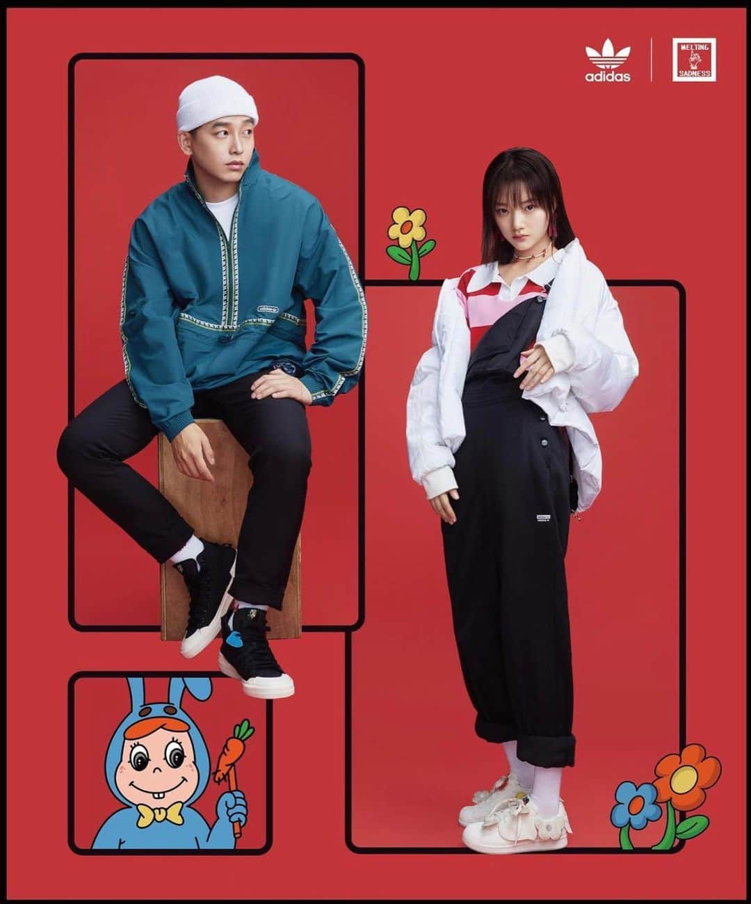 アトモスガールズ/atmos girlsさんのインスタグラム写真 - (アトモスガールズ/atmos girlsInstagram)「. 中国発のブランドMelting Sadness (メルティング サッドネス)とadidas (アディダス)から、最新コラボモデルが登場✨🌈今回登場するのは、人気定番モデルのSUPER STARやNIZZA HI。 “BEE WITH YOU”のコンセプトで、ハチと花のモチーフが目を引くキュートな最新作となっております🌹✨ それぞれ花びらなどのモチーフを全体に配置し、ポイント部分には、蜜蜂のイラストがプリントされたCUTEなデザインとなっています🐝..  発売日は２/７(SUN)となっております！是非お見逃しなく💓  　　  #atmos#atmospink#アトモス#アトモスピンク#スニーカー#スニーカー女子#コラボ商品 #adidas#meltingsadness #アディダス #メルティングサッドネス #アディダスコーデ  #superstar#nizzahi #スーパースター#streetfashion #原宿#tokyo#リンクコーデ #beewithyou #flower #shoesfashion #cuties #ladysfashion #ladyscode #🌹 #🐝🐝🐝 #yourstyle #newcolaboration」2月2日 20時59分 - atmos_pink_official