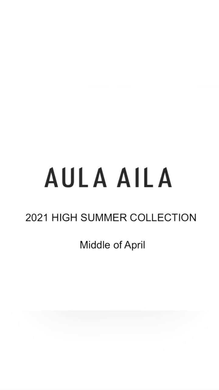 AULA AILAのインスタグラム：「2/5よりOFFICIAL WEB STOREにて、2021 HIGH SUMMER COLLECTIONの先行予約会をスタート！  期間中ご予約いただいたお客様に、ポイント20倍をプレゼントいたします。  是非ご覧くださいませ。  @aula.aulaaila_official  @aula.aulaaila_press」