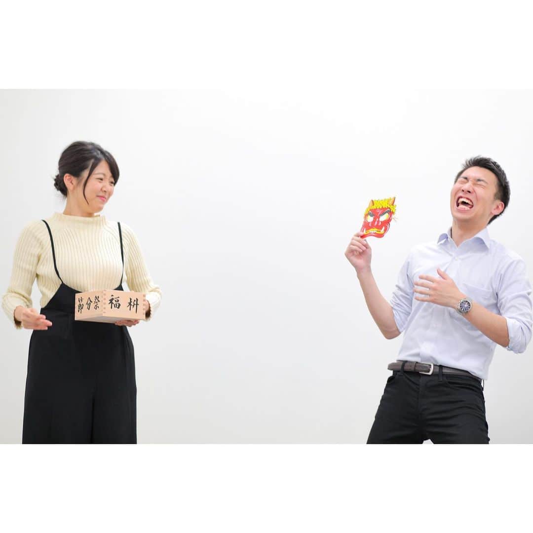 岩原大起さんのインスタグラム写真 - (岩原大起Instagram)「節分フォト👹② 黒木さん  「ガチで豆投げてもらって大丈夫ですよ」 って言ったら、黒木さん本気で投げてきた。 それが2〜3枚目。  撮影協力はten.スタッフの和田くん ありがとう！ @wadataku4649   #節分 #節分の日 #2月2日  #鬼は外福は内 #鬼は外 #福は内  #ytv #読売テレビ #アナウンサー #黒木千晶 #かんさい情報ネットten  #そこまで言って委員会  #5dmarkiv #canon #portrait  #ポートレート #写真 #東京カメラ部」2月2日 22時14分 - ytv_iwahara