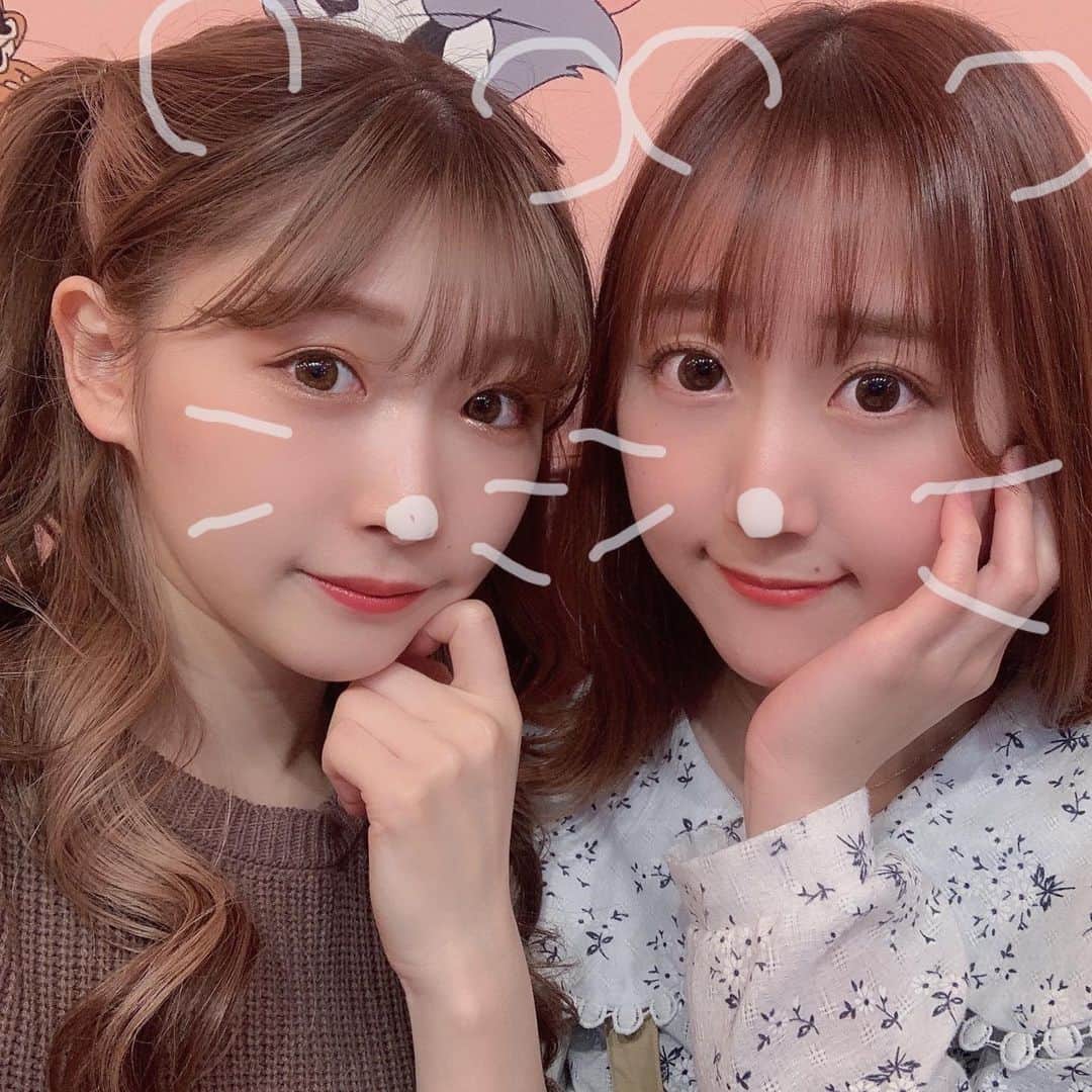 のインスタグラム：「🍒  🍥大親友🐒❤️  ・ ・ ・ ・  #親友 #親友ちゃん #新大久保  #新大久保カフェ #ゆり丸 #アイドル」