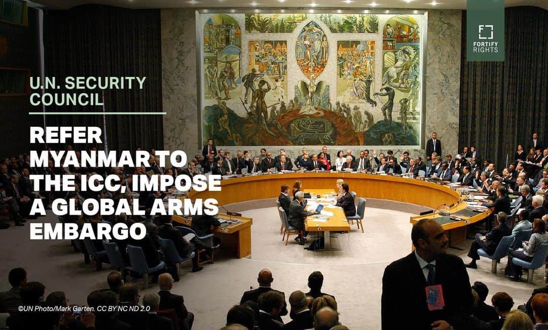 トーマス・サドスキーのインスタグラム：「The UNSC should impose a global arms embargo on Myanmar and refer the situation in the country to the International Criminal Court (ICC), said Fortify Rights today. The Security Council is scheduled to meet at 10 a.m. on Tuesday in response to a coup launched on Monday by the Myanmar military.  “The Myanmar military poses a threat to international peace and security, and now it has taken full control of the government,” said Matthew Smith, Chief Executive Officer of Fortify Rights. “The Security Council has an opportunity to do the right thing at the right time, and to end its shameful record of inaction.”  On Monday, the Myanmar military declared a state of emergency. It detained dozens of elected members of parliament and government leaders, including State Counsellor Aung San Suu Kyi and President Win Myint, whose whereabouts and well-being remain unknown. Later that day, state-run media announced that Commander-in-Chief Senior General Min Aung Hlaing would control the government for 12 months.  The military’s actions have drawn condemnation from world leaders and U.N member states. For example, a statement from the White House Monday promised that the U.S. government would “take action against those responsible if these steps are not reversed.”  The UNSC should demand the military respect the results of the 2020 elections and immediately and unconditionally release all of those detained, Fortify Rights said.  In August 2018, a U.N. Fact-Finding-Mission (FFM) concluded that Myanmar’s top military generals should be prosecuted for genocide against Rohingya in Rakhine State as well as for crimes against humanity and war crimes in Kachin, Rakhine, and Shan states. Fortify Rights has documented genocide against Rohingya in Rakhine State, war crimes against Kachin civilians in Kachin State, and other ongoing violations by the military throughout the country.  The UNSC has yet to take any definitive action to follow up on the FFM’s recommendations. The Security Council should refer Myanmar to the ICC so that the court can investigate and prosecute perpetrators of mass atrocities against ethnic Kachin, Rohingya Arakanese (Rakhine), Shan, and other civilians.」
