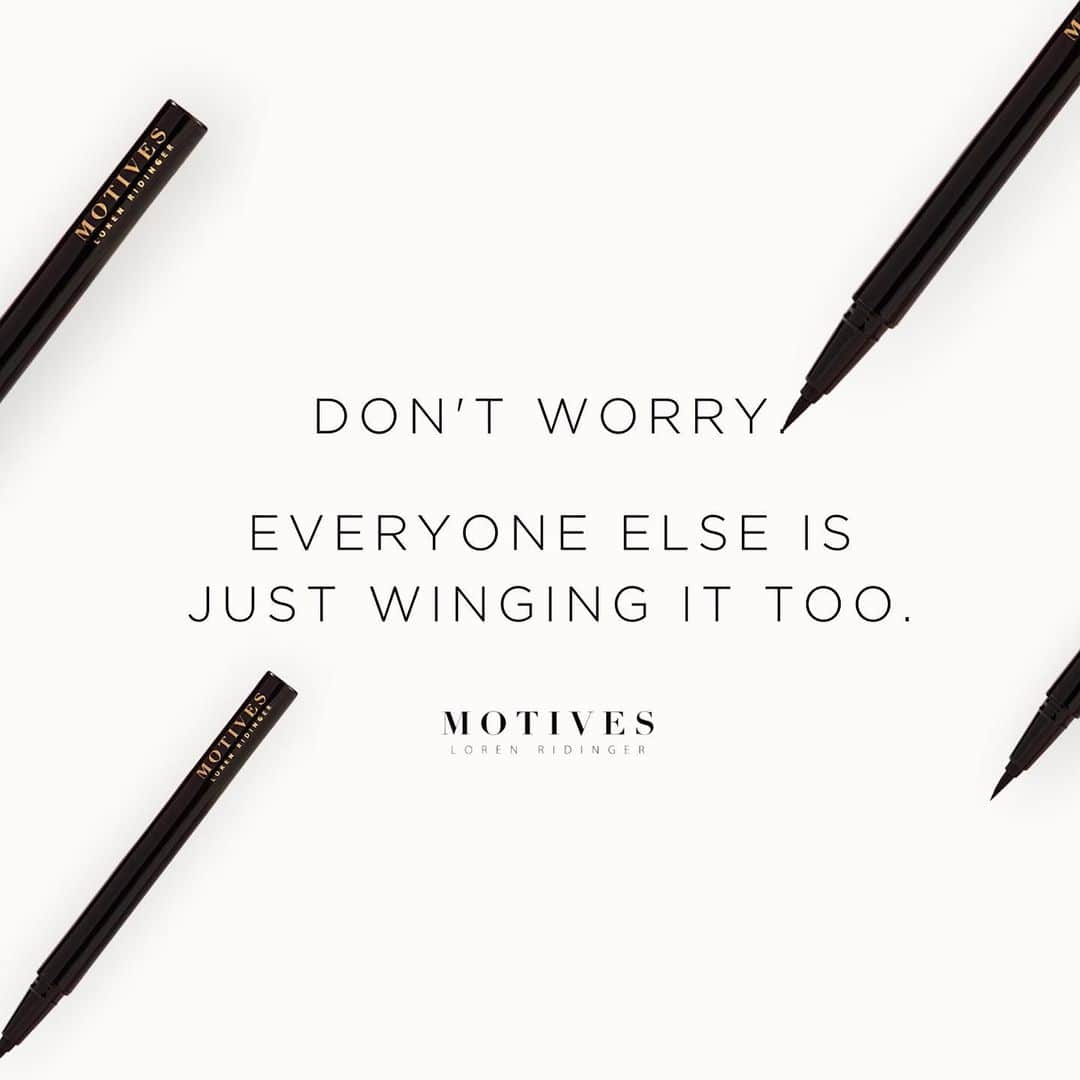 Motives Cosmeticsのインスタグラム：「A reminder that we’re in this together 🖤May your day be as on point as your liner 💋 #motivescosmetics」