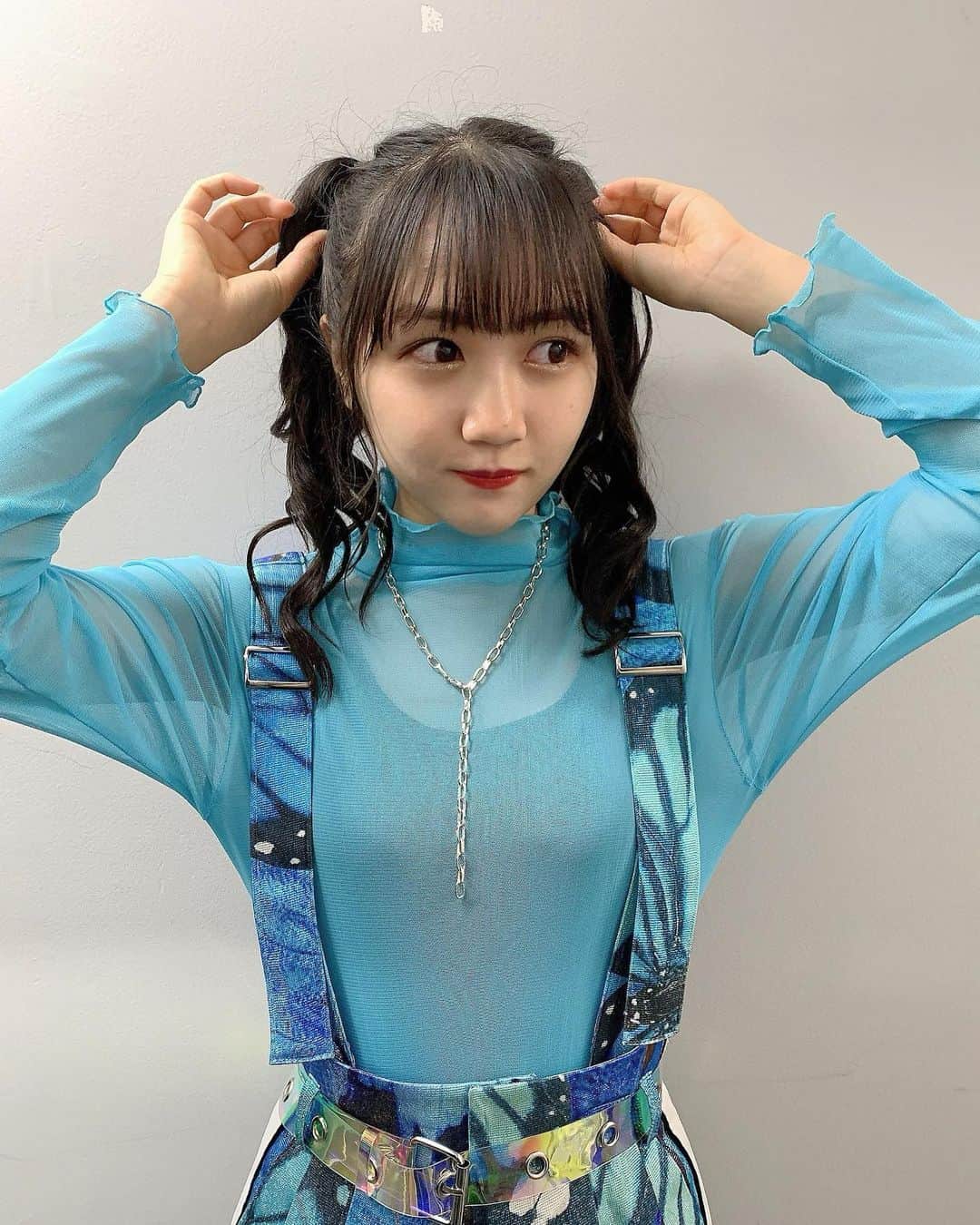 市川優月のインスタグラム：「. . ツインのゆづちゃ👧🏼💜 . #ツインテールの日 #ツインテール #しか勝たん」