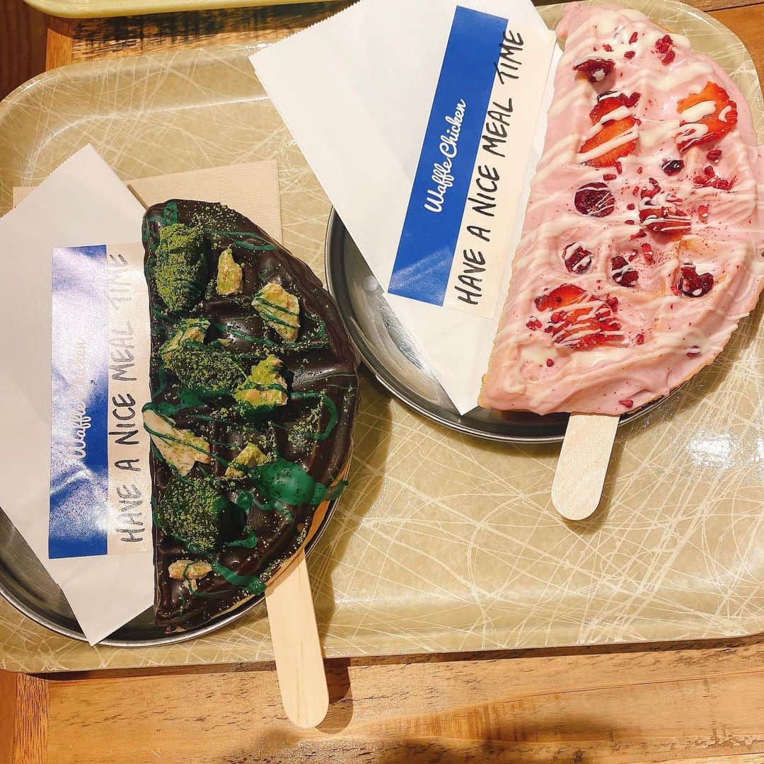 工藤菫のインスタグラム：「わっふるんるん  #アプガ」