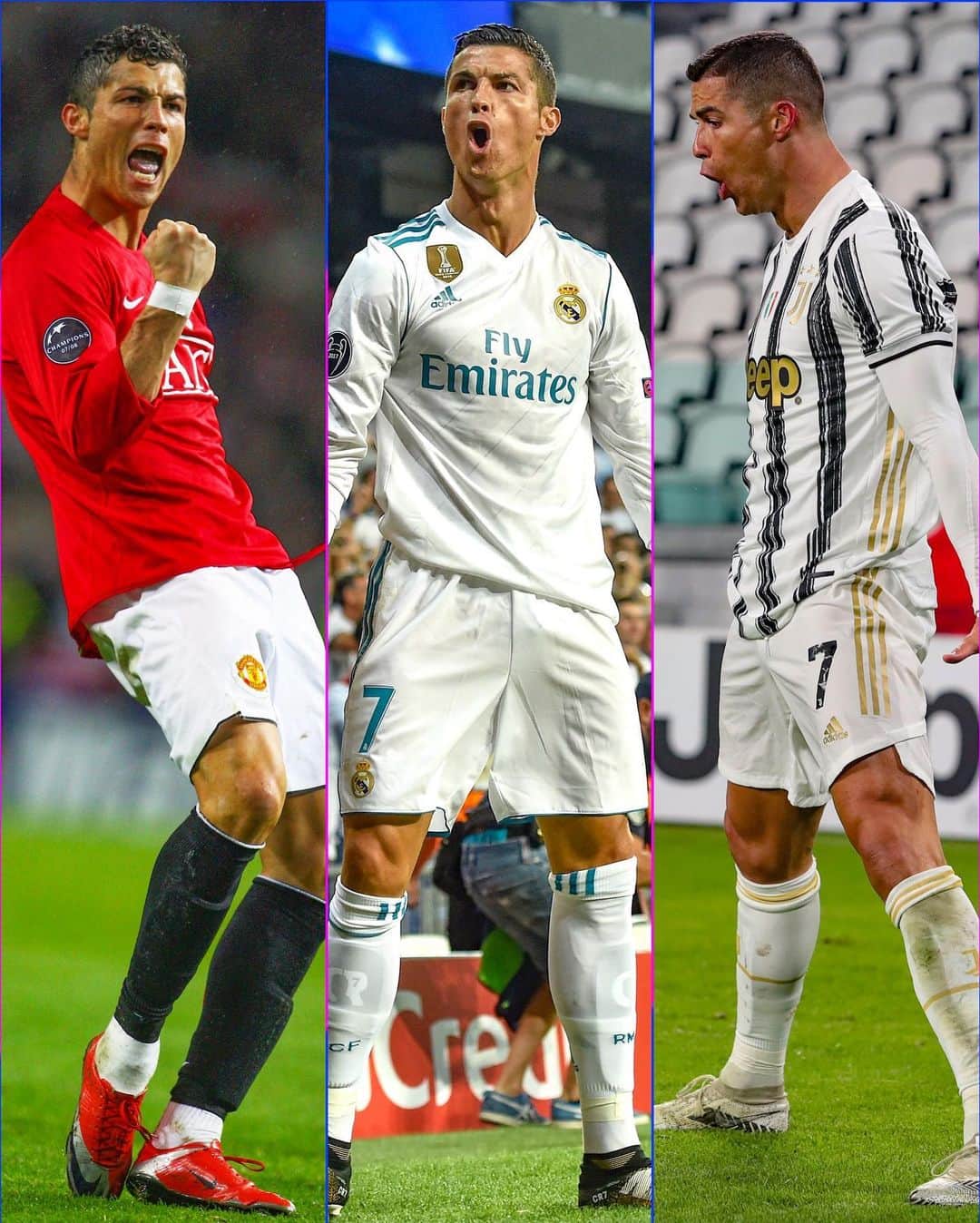 UEFAチャンピオンズリーグさんのインスタグラム写真 - (UEFAチャンピオンズリーグInstagram)「Which version of Ronaldo is your favourite? 🤔   1️⃣ @manchesterunited  2️⃣ @realmadrid  3️⃣ @juventus   #UCL #CR7 #Cristiano #Ronaldo #MUFC #RealMadrid #Juventus」2月2日 23時54分 - championsleague