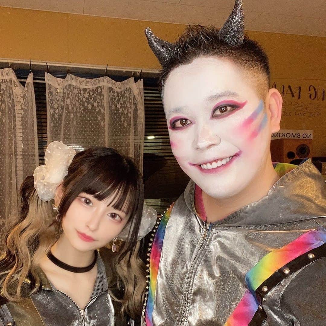 たっしーのインスタグラム：「たしはむ🐹🛴 ＊ #モノクローン #虹色担当 #たっしー #アイドル」