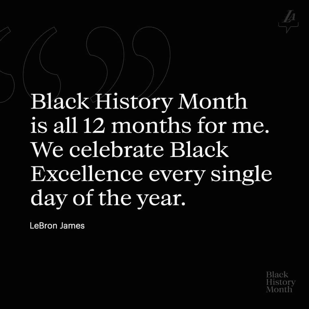 Los Angeles Lakersさんのインスタグラム写真 - (Los Angeles LakersInstagram)「"Black History Month is all 12 months for me." - @kingjames」2月3日 9時43分 - lakers