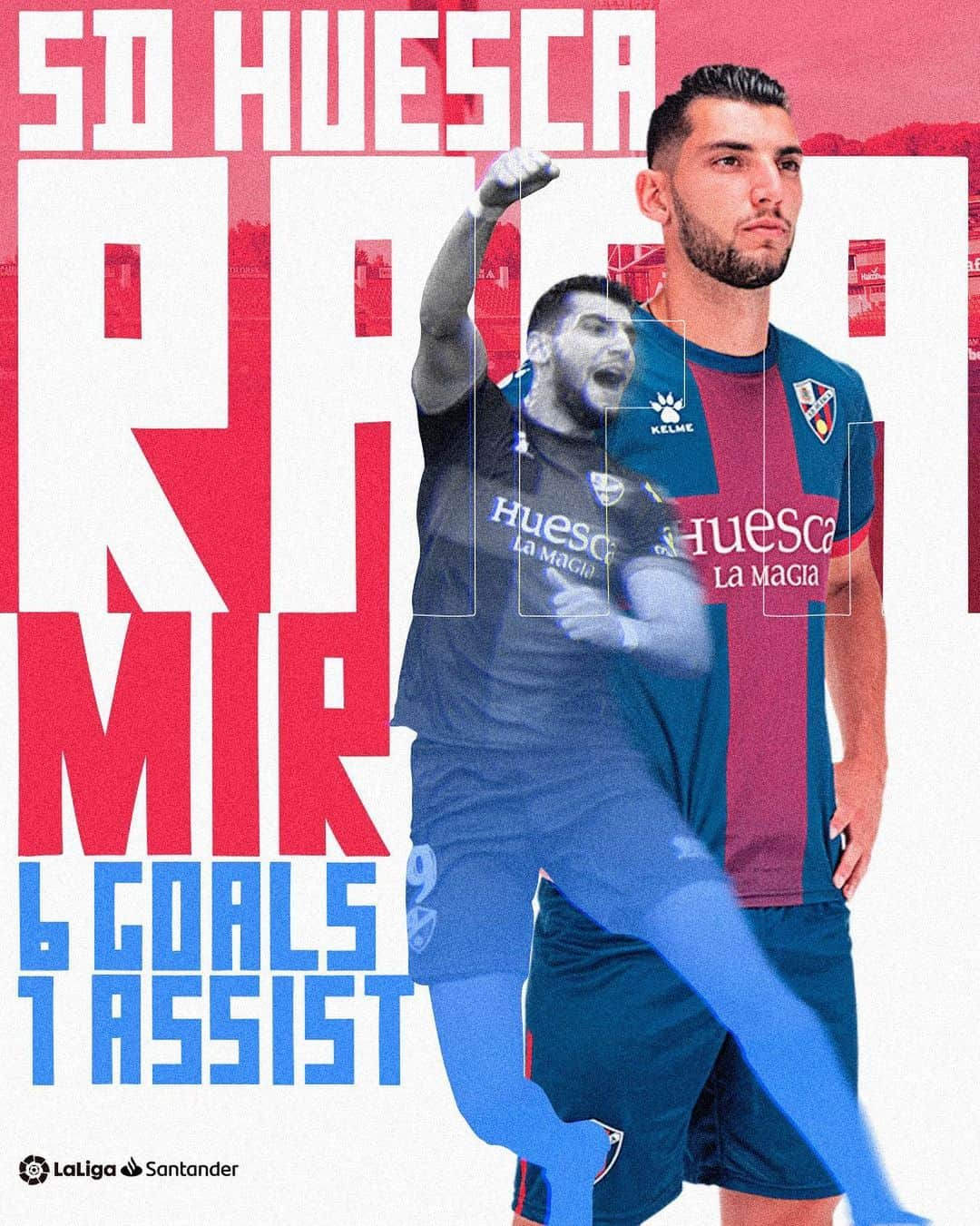 LFPさんのインスタグラム写真 - (LFPInstagram)「😈 A 'devil' on the loose...  ✨ First hat-trick scored by a @sdhuesca player in #LaLigaHistory. ✨ His first hat-trick in #LaLigaSantander.  💥 What a season, @rafamir33!  😈 Un 'diablo' anda suelto...  ✨ Primer hat-trick de un jugador del #Huesca en #LaLiga History. ✨ Su primer hat-trick en LaLiga Santander.  💥 ¡Qué temporada, #RafaMir!  #Goal #Football #YouHaveToLiveIt #HayQueVivirla」2月3日 2時58分 - laliga