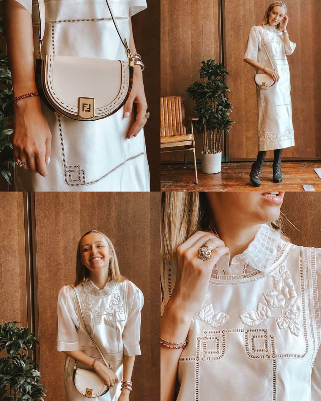 Nataly Osmannのインスタグラム：「The details in fashion resemble a short introduction in a new book. It is also the opportunity to quickly show yourself without uttering a word..in my new @fendi outfit  Детали в моде это короткое предисловие, возможность быстро высказаться до разговора..」