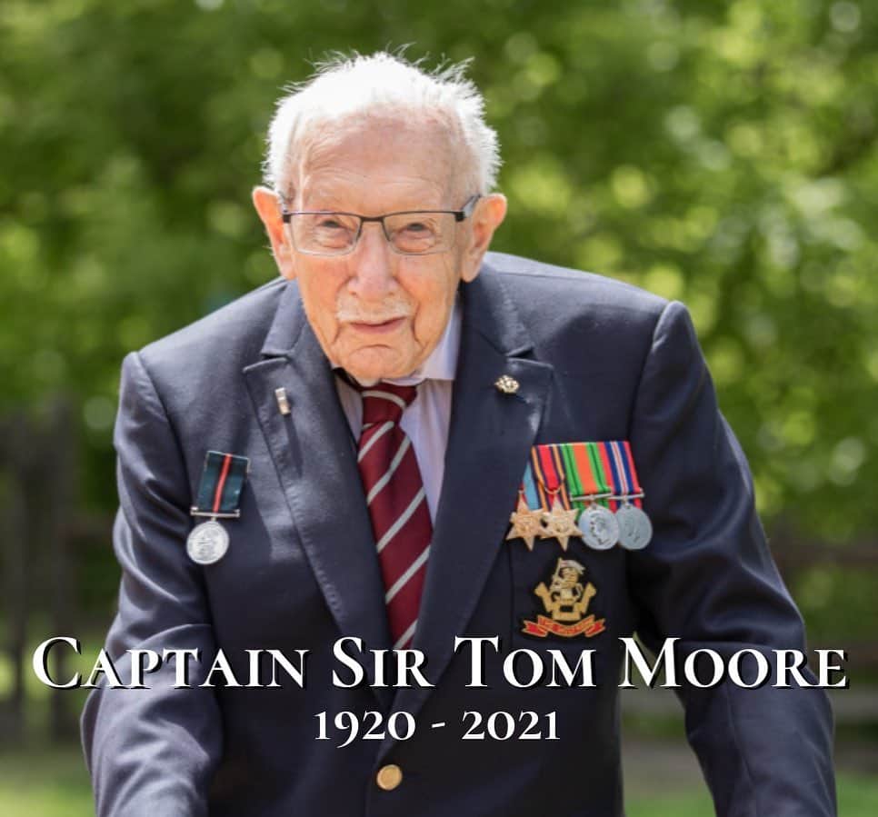 ジェイミー・オリヴァーさんのインスタグラム写真 - (ジェイミー・オリヴァーInstagram)「Rest in peace Captain Sir Tom Moore an inspiration for many of us ❤️」2月3日 3時30分 - jamieoliver