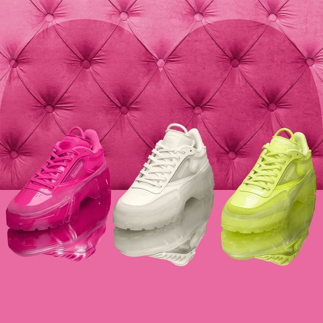 Foot Lockerのインスタグラム：「Neon vibes on deck. 🔥 The new Reebok x Cardi B Neon Collection arrives 2/5.」