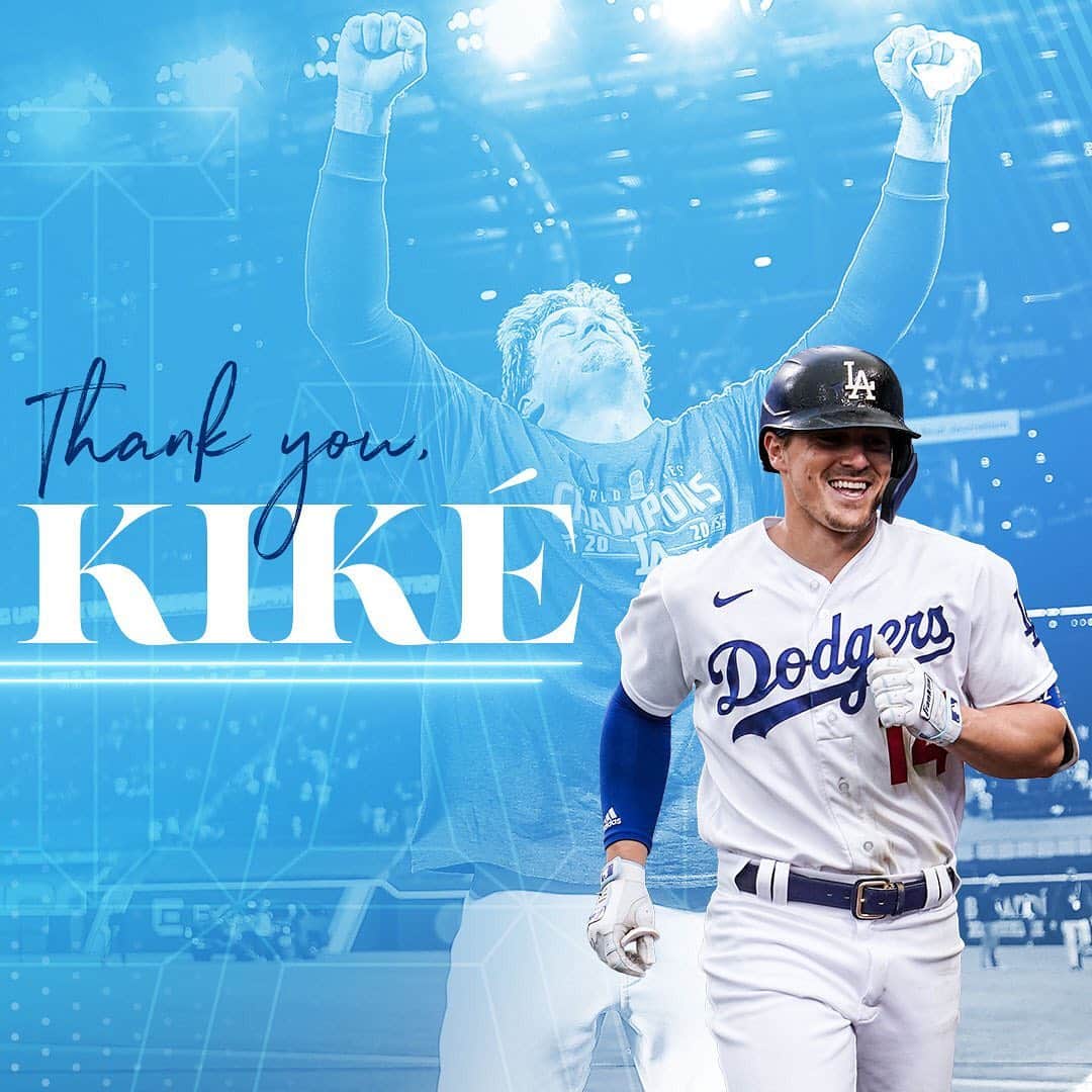 Los Angeles Dodgersさんのインスタグラム写真 - (Los Angeles DodgersInstagram)「Forever a Champion. ⁣  ⁣ Thank you @kikehndez for everything you’ve done for the Dodgers and for bringing the energy to Dodger Stadium every night. Best of luck in Boston!」2月3日 3時57分 - dodgers