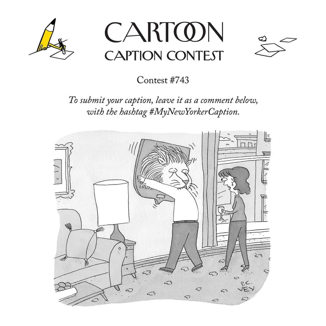 The New Yorkerさんのインスタグラム写真 - (The New YorkerInstagram)「Enter this week’s contest right here on Instagram by submitting your caption in the comments below, with the hashtag #MyNewYorkerCaption. Finalists for this week’s cartoon, by P. C. Vey, will appear online February 23rd and in the March 1, 2021, issue of the magazine. You must be over 13 to officially enter. Only one submission with the hashtag per username is permitted. Tap the link in our bio for the full contest rules.」2月3日 4時01分 - newyorkermag