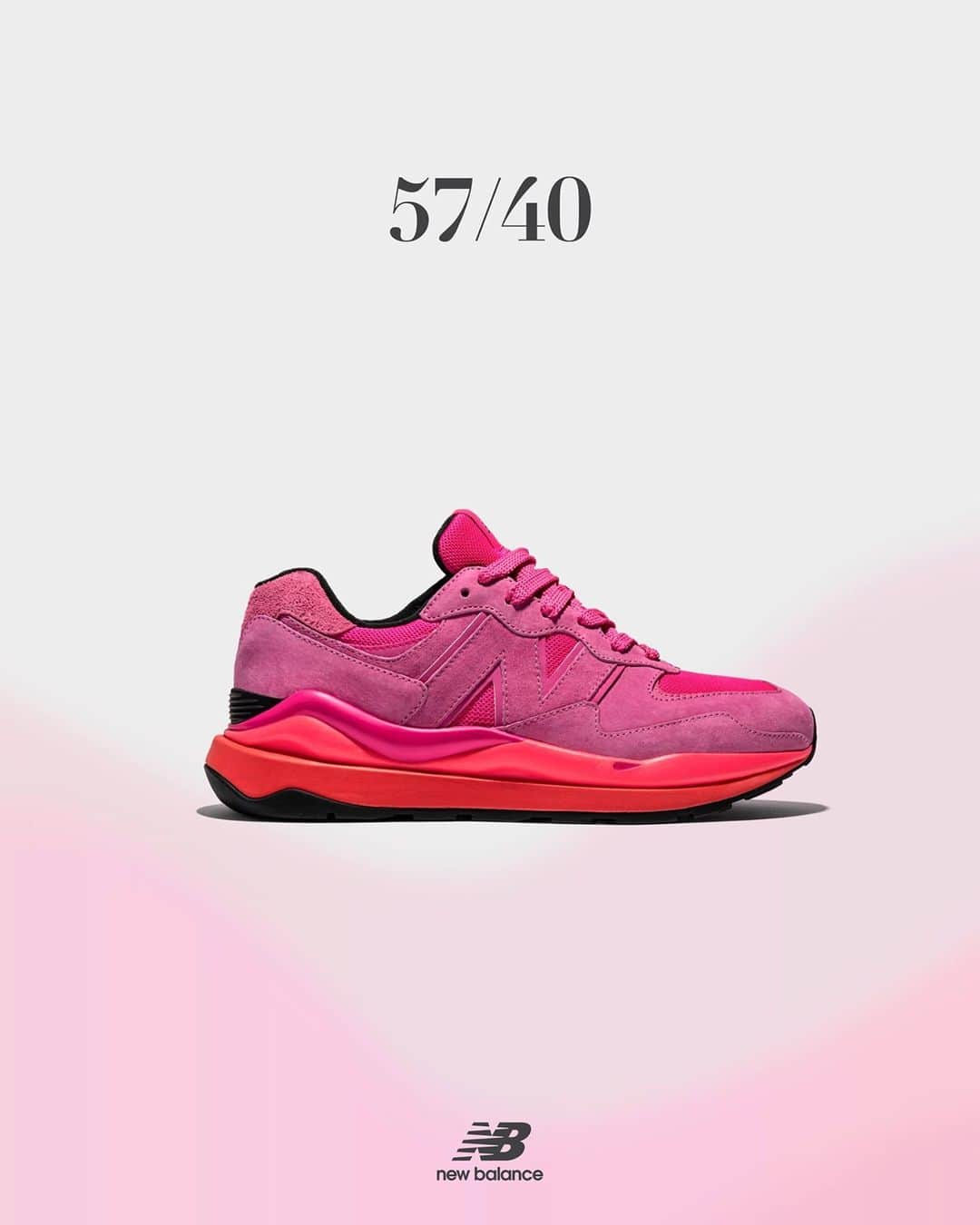 Foot Lockerのインスタグラム：「VDAY ♥️ ♥️ 80's meet's 90's design in the #newbalance 57/40...dropping February 6th」