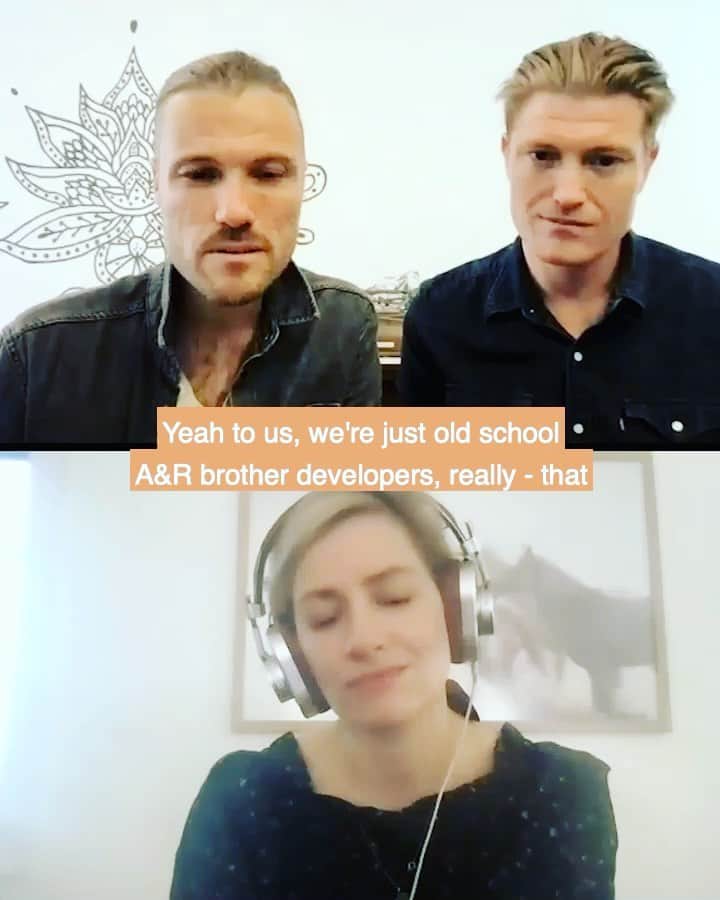 ベス・ベアーズのインスタグラム：「We all have a big voice. Thank you @brotherskoren for helping me find mine again. Listen to @harmonicspodcast out now! Link in bio!  @thebluegrasssituation  @amyrjacobs  @chrisjacobsisawesome」