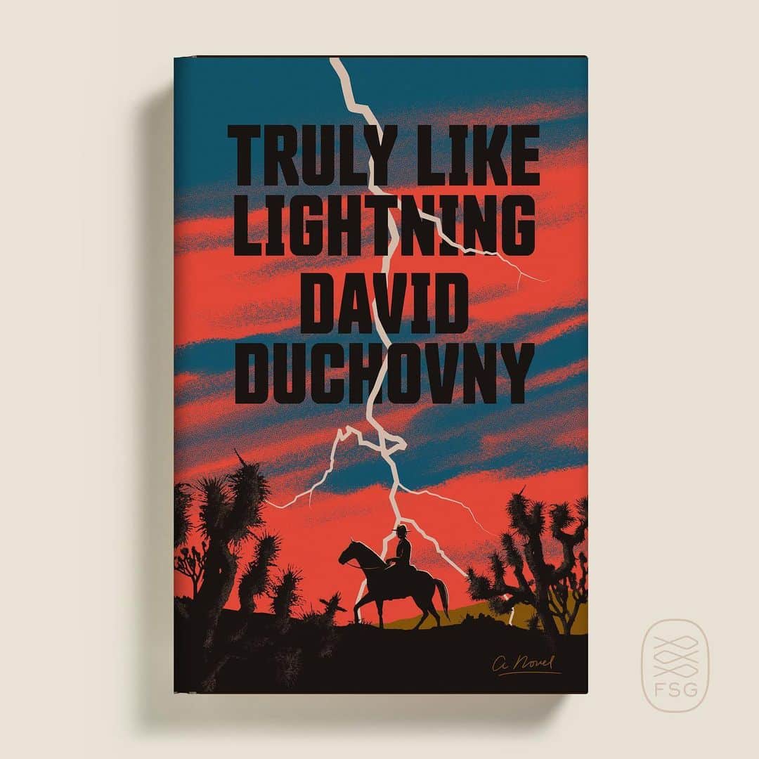 デイヴィッド・ドゥカヴニーのインスタグラム：「Excited to share this book with everyone. Truly Like Lightning is out now.」