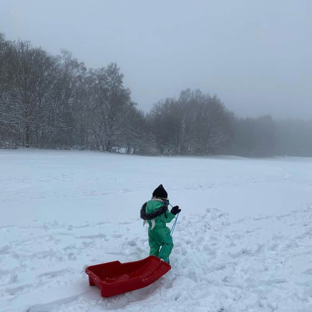 GazGShoreさんのインスタグラム写真 - (GazGShoreInstagram)「Simply magical I still get so excited waking up and seeing snow but having kids let’s u be a kid again 💙」2月3日 5時40分 - gazbeadle