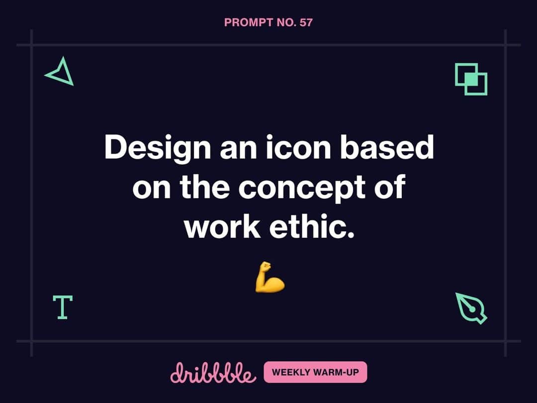 Dribbbleさんのインスタグラム写真 - (DribbbleInstagram)「💪 Dribbblers! Ready to flex your creative muscles in our weekly design challenge? ⠀ ⠀ This week, we're welcoming a very special guest as our #dribbbleweeklywarmup tag-team partner—Scott Fuller of @studiotemporary!⠀ ⠀ Scott’s known for his distinctive icon design and his dedication to getting the job done, and that’s why he’s challenging YOU to design an icon representing work ethic.⠀ ⠀ To help you get started, here are some handy icon design tips from Scott himself: ⠀ ⠀ 🔎 Tip #1: Start small — Whether you’re quickly sketching in your notebook, or laying down shapes on-screen—you need to know if your forms are quickly identifiable.⠀ ⠀ 🚶Tip #2: Step away from your screen — Get out of your chair and into your environment to search for inspiration. Take stock of the inspiring forms within the world around you.⠀ ⠀ Let’s see what you’ve got, Dribbblers! Tap the link in our bio to get in on the fun and share your design. ⠀ ⠀ P.S. —Scott’s going to be picking some of his favorite submissions, and we’ll be showcasing those across our social channels to share with the world! ⠀ ⠀ #design #icondesign #iconography #graphicdesign #branding #designers #designchallenge #dribbble #graphicdesigner」2月3日 5時47分 - dribbble