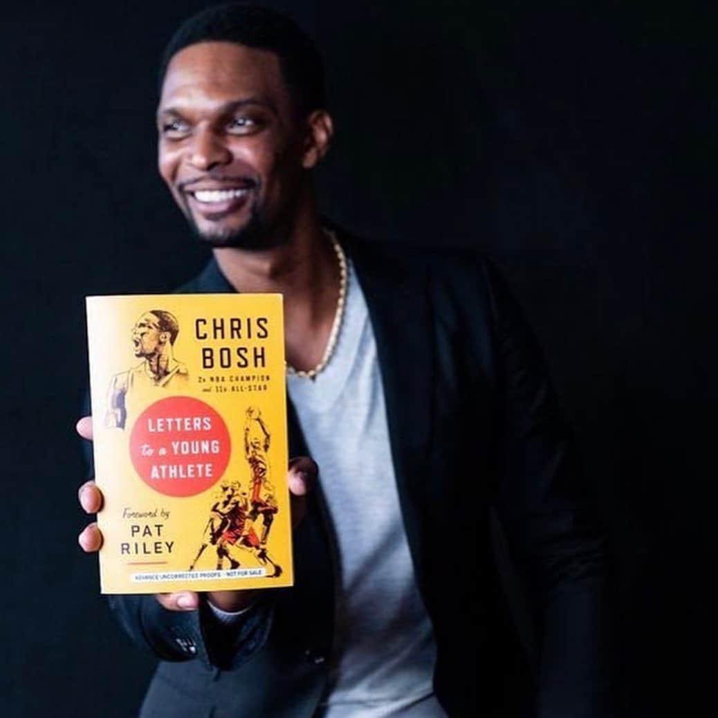 レイ・アレンのインスタグラム：「A few years back @chrisbosh and I were discussing hitting game winners, grabbing rebounds and winning championships 🤪 on his podcast and he asked me what was it like to write a book. He told me that he was really interested in writing a book. He asked me what my process was like and voila! Just like that, he wrote his first book.  #letterstoayoungathlete drops on June 1st, and you can preorder it now and receive an exclusive video from him. #tellyourstory」