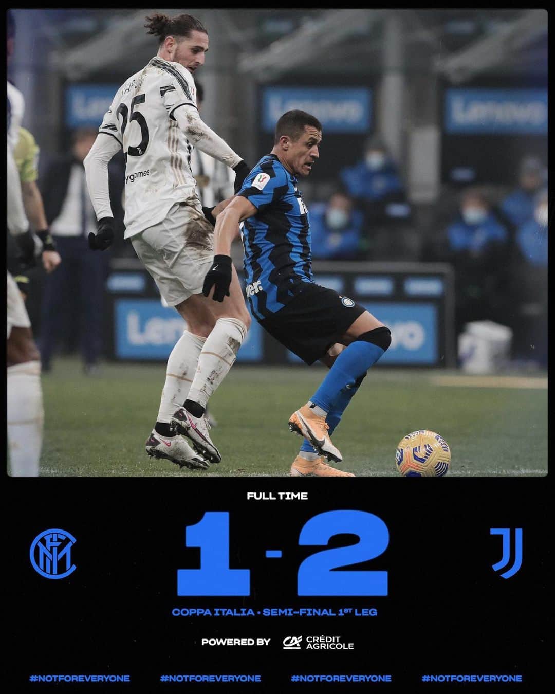 インテルナツィオナーレ・ミラノさんのインスタグラム写真 - (インテルナツィオナーレ・ミラノInstagram)「FULL TIME #InterJuventus 1️⃣-2️⃣ ⚽️ 9’ @lautaromartinez ⚽️⚽️ 26’ (P) 35’ Ronaldo #Inter #ForzaInter #Football #CoppaItalia」2月3日 6時45分 - inter